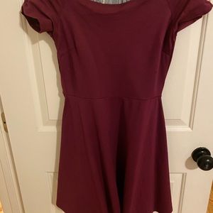 3/$25 Sale | Hi Lo Maroon Dress. Off the shoulders